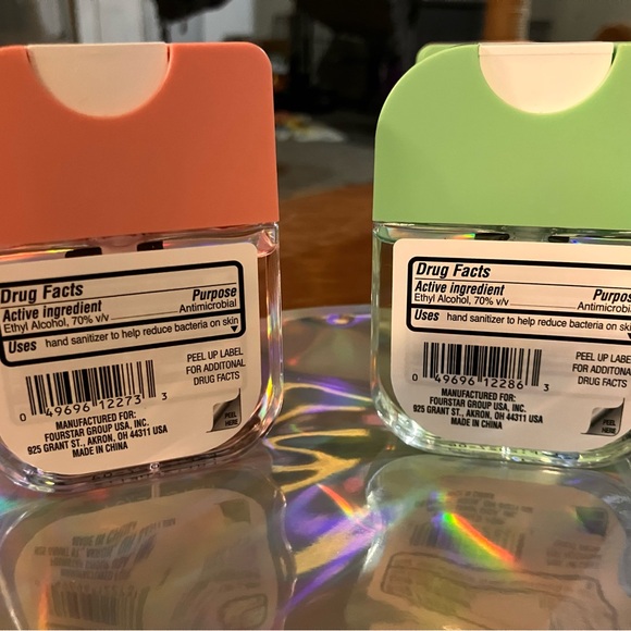 B-Pure Hand Sanitizer Set - Pink and Green - Picture 2 of 2